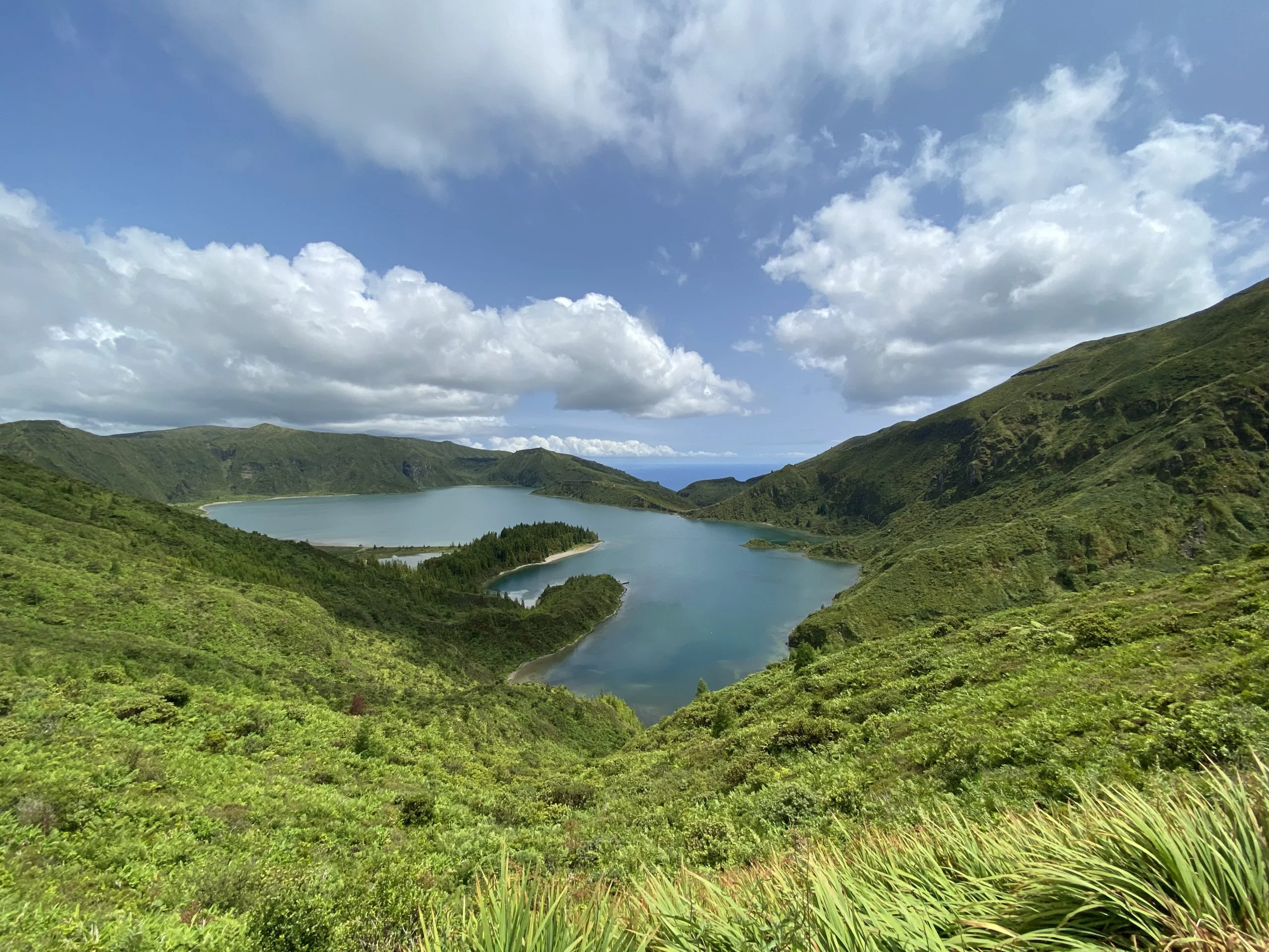 Crater lakes in the Azores