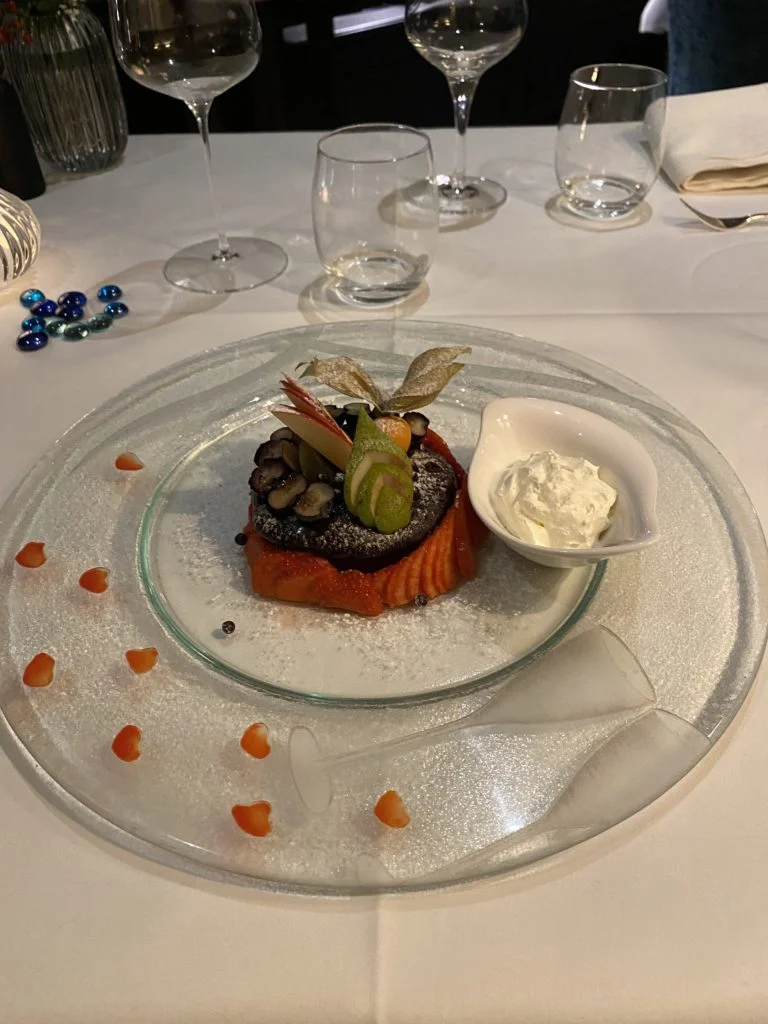Gluten-free dessert at Maree
