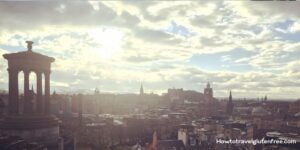 Edinburgh city skyline