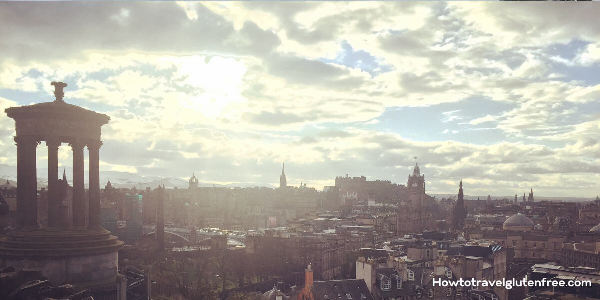 Edinburgh city skyline