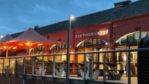 Red Fishmarket restaurant from outside,